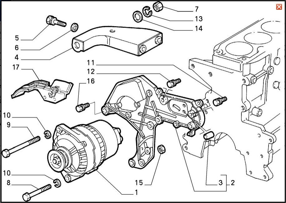 moteur barchetta 1.8 16v - Page 2 Support moteur barchetta 1